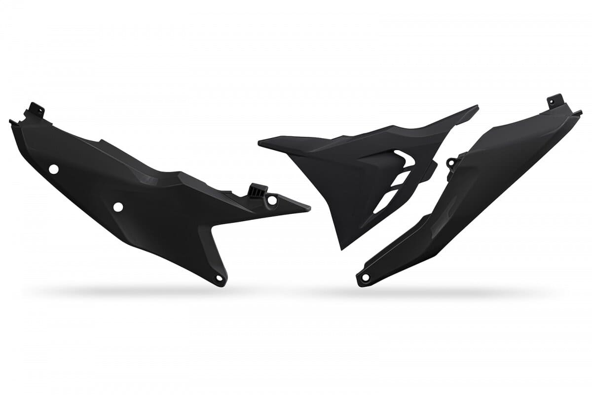 UF-KT05021-001 Plastiche laterali forate UFO KTM SX / SX-F 2023 nero, COD: UF-KT05021-001