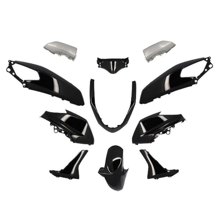 CGN520064 Kit carena Yamaha Nmax 125 2015 - 2020 nero lucido (11 pezzi), COD: CGN520064