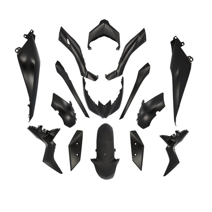 CGN520069 Kit carena Yamaha 125 - 300 Xmax dopo 2018 nero opaco (15 pezzi), COD: CGN520069
