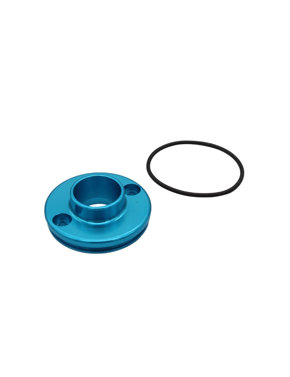 KR619F Terminale silenziatore KRM 70 - 90 alluminio turchese, COD: KR619F