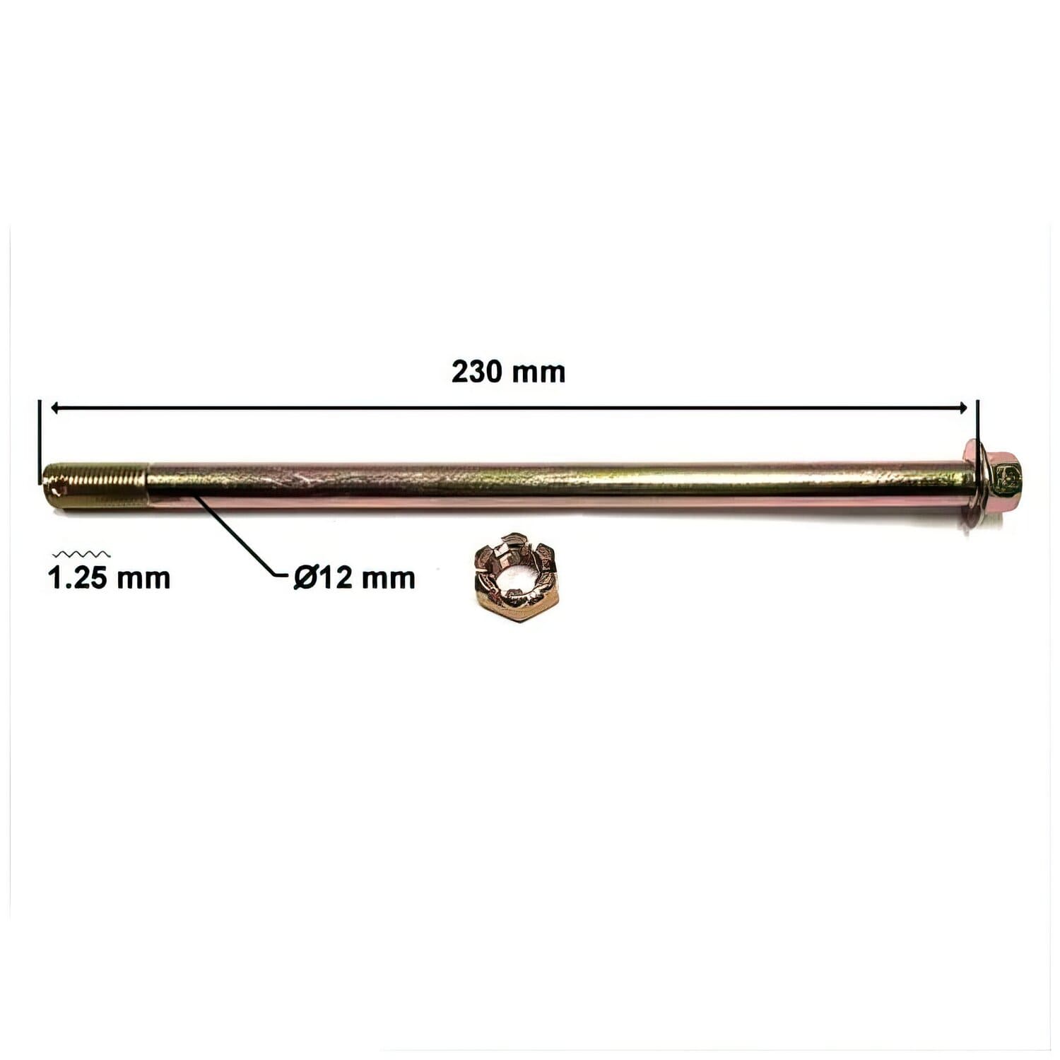 SP-6317 Asse ruota posteriore Honda MT / MB 230x12x1,25