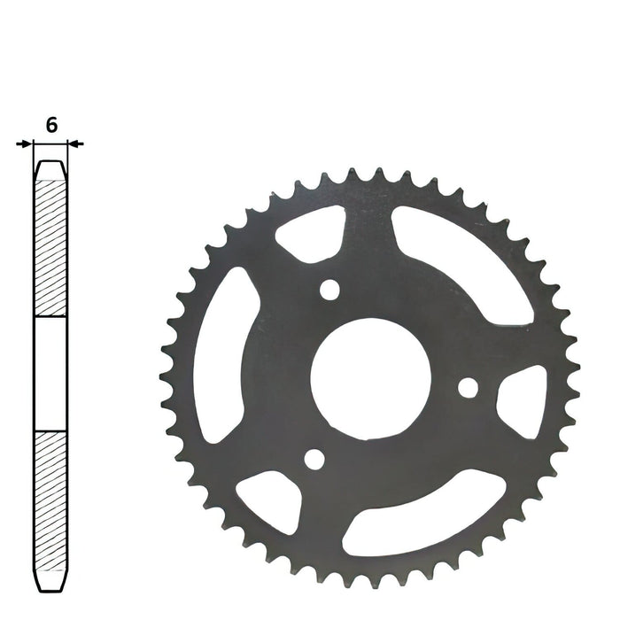 SP-85842 Corona IGM Rieju RS2 Matrix 55 mm 3 fori 46 denti, COD: SP-85842