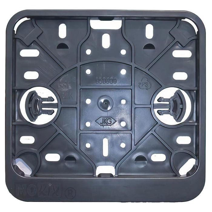 SP-86794 Portatarga orizzontale 145 x 125 nero, COD: SP-86794