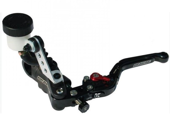 qc3603 pompa frizione radiale fusa universale braking pistoncino ø13 leva black regolabile