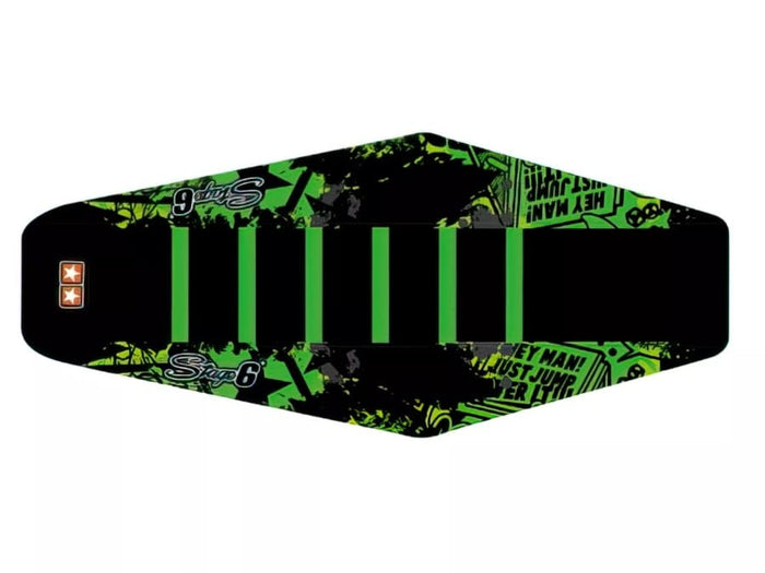 S6-058862/GR Coprisella Stage6 Full Covering nero - verde Rieju MRT, COD: S6-058862/GR