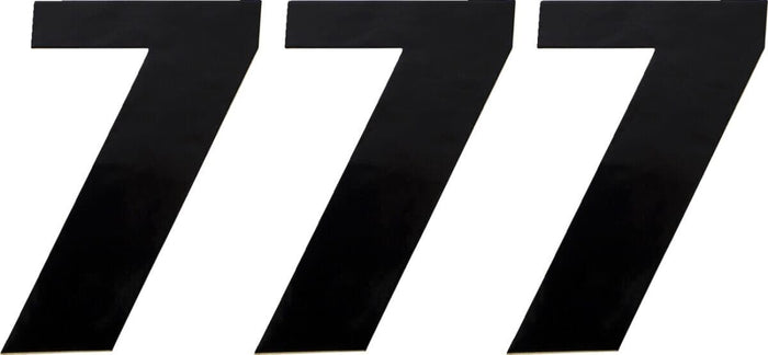MR43100667 Adesivo Numero di Gara nero 15 cm # 7, COD: MR43100667