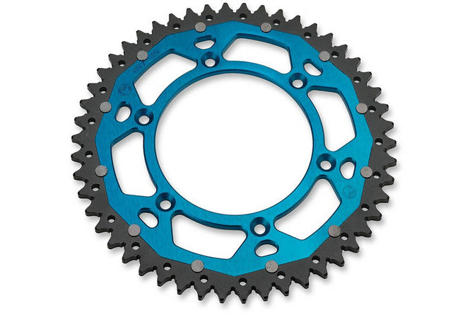 MR12101824 Chain Ring Aluminum / Steel 520 Moose Racing Beta / Husqvarna 48 Teeth Blue