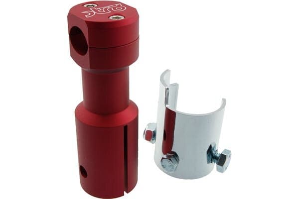 STR-005.03/RE STR8 Mozzo per Manubrio , Peugeot Speedfight / Trekker / Vivacity, rosso opaco, COD: STR-005.03/RE