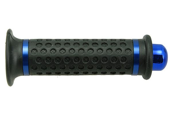 STR-061.00/BL STR8 Manopole, con punte blu anodizzate,rotondo, COD: STR-061.00/BL