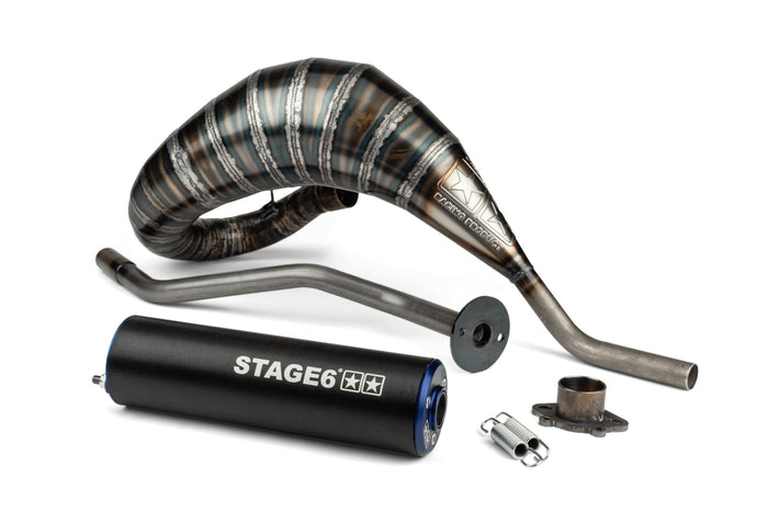 S6-9519305/BL Scarico Stage6 80 - 90 Derbi blu / nero, COD: S6-9519305/BL