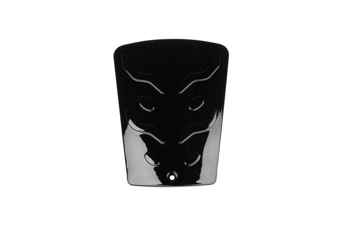 STR-922.13/BK Coperchio batteria Peugeot Speedfight 2, metallo nero, COD: STR-922.13/BK