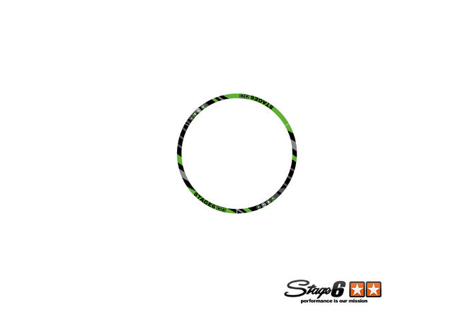 S6-0510.2/GR Set adesivo cerchione Scooter 10" Stage6 Verde, COD: S6-0510.2/GR