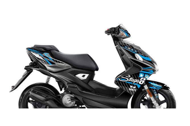 S6-056602.2/BL Kit deco Yamaha Aerox dopo 2013 Stage6 Blu, COD: S6-056602.2/BL