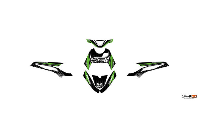 S6-056801.2/GR Kit deco Yamaha BWs dopo 2004 Stage6 Verde, COD: S6-056801.2/GR