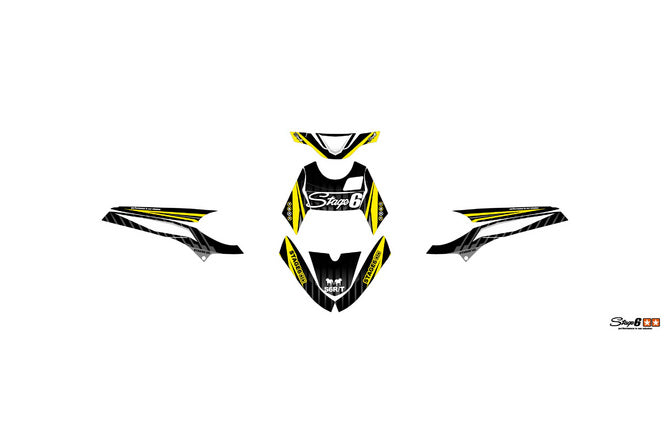 S6-056801.2/YE Kit deco Yamaha BWs dopo 2004 Stage6 Giallo, COD: S6-056801.2/YE