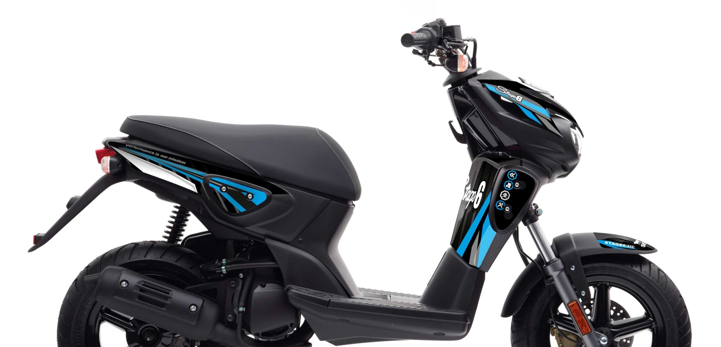 S6-056802.2/BL Kit deco Yamaha Slider Stage6 Blu