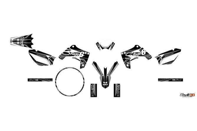 S6-058802.2/BK Kit deco Rieju MRT 2009 - 2021 Stage6 Nero, COD: S6-058802.2/BK