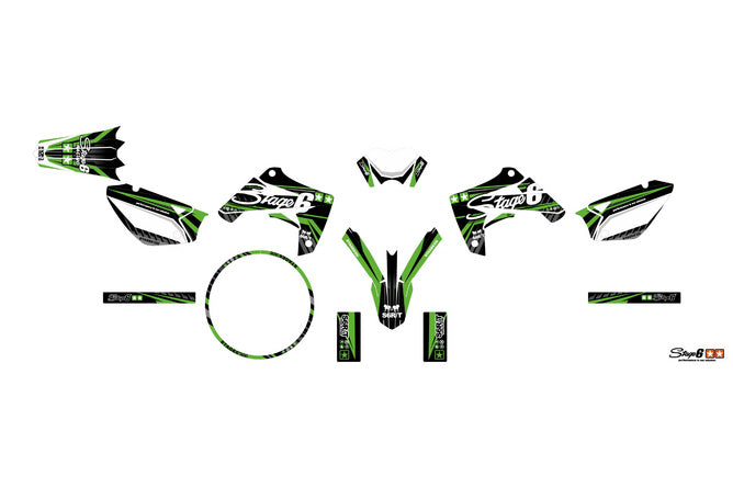 S6-058802.2/GR Kit deco Rieju MRT 2009 - 2021 Stage6 Verde, COD: S6-058802.2/GR