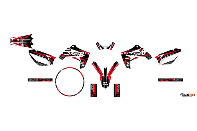S6-058802.2/RE Kit deco Rieju MRT 2009 - 2021 Stage6 Rosso, COD: S6-058802.2/RE