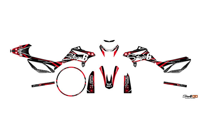 S6-058803.2/RE Kit deco Beta RR 2011 - 2020 Stage6 Rosso, COD: S6-058803.2/RE