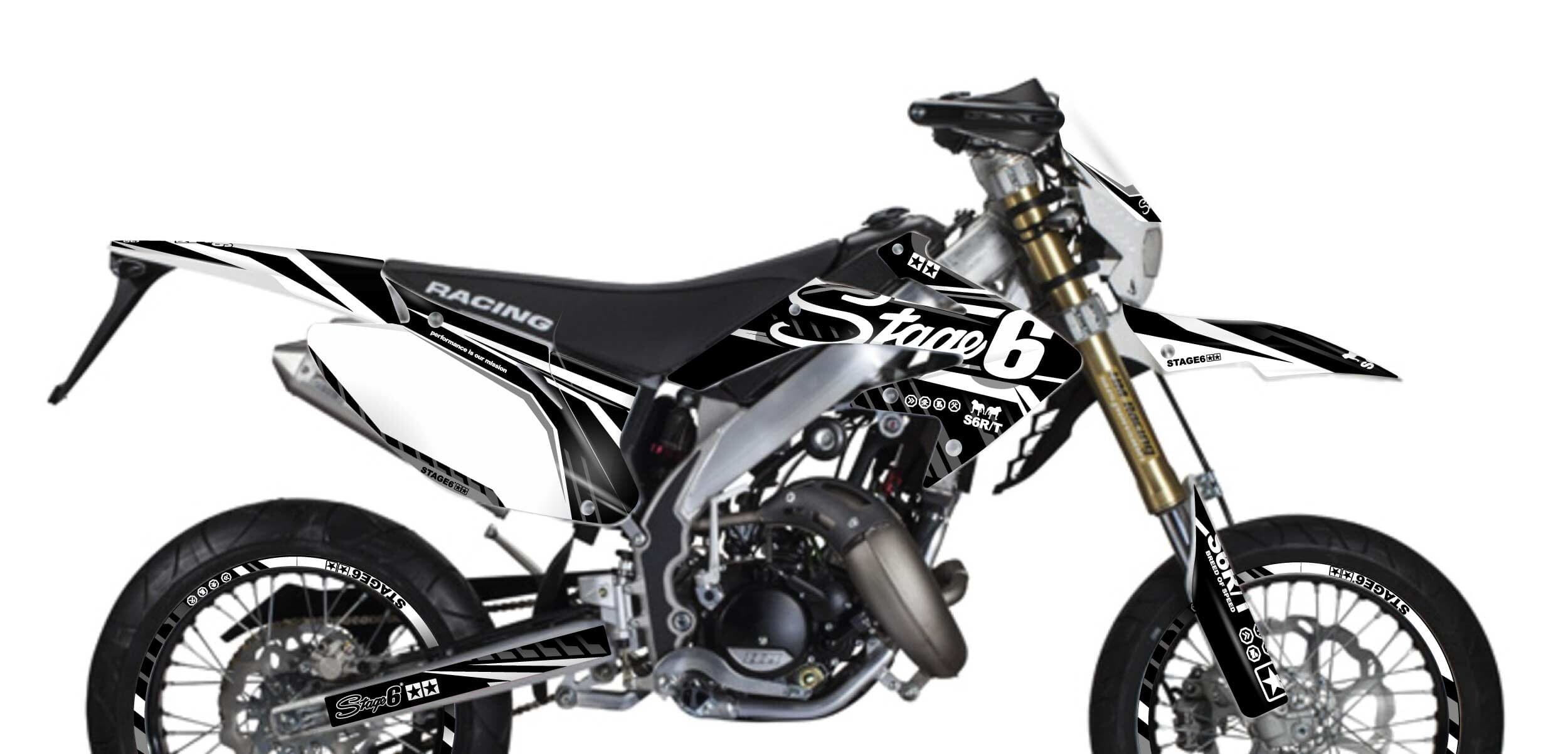 S6-058804.2/WH Kit deco Honda HM 50 Stage6 Blanc, COD: S6-058804.2/WH