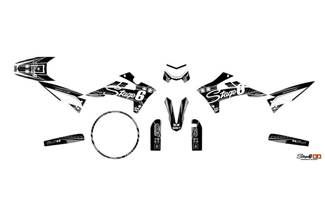 S6-058805.2/BK Kit deco Fantic XM 50 2017 - 2022 Stage6 Nero, COD: S6-058805.2/BK