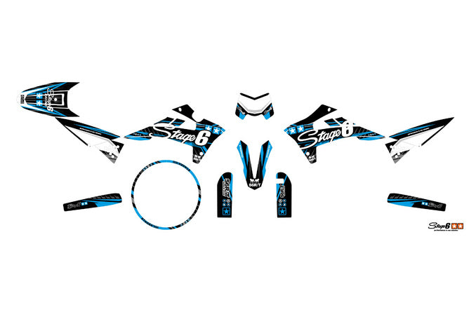 S6-058805.2/BL Kit deco Fantic XM 50 2017 - 2022 Stage6 Blu, COD: S6-058805.2/BL