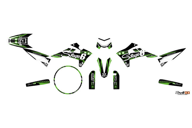 S6-058805.2/GR Kit deco Fantic XM 50 2017 - 2022 Stage6 Verde, COD: S6-058805.2/GR