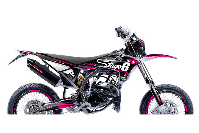 S6-058805.2/PK Kit deco Fantic XM 50 2017 - 2022 Stage6 Rosa, COD: S6-058805.2/PK