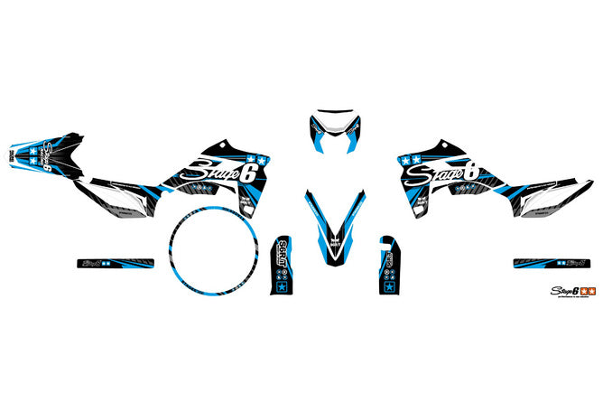 S6-058806.2/BL Kit deco Sherco SM-R 50 dopo 2018 Blu, COD: S6-058806.2/BL