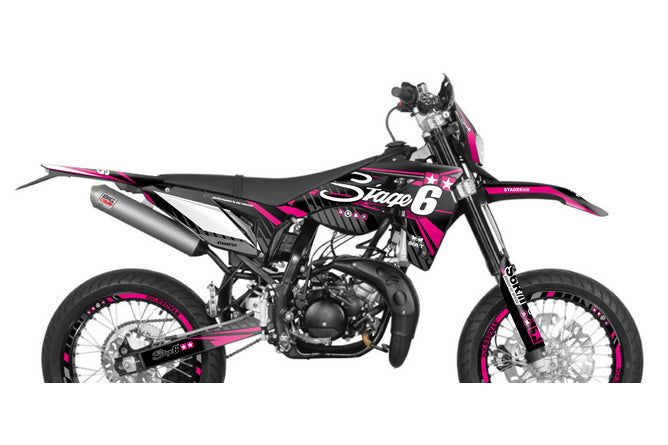S6-058806.2/PK Kit deco Sherco SM-R 50 dopo 2018 Stage6 Rosa