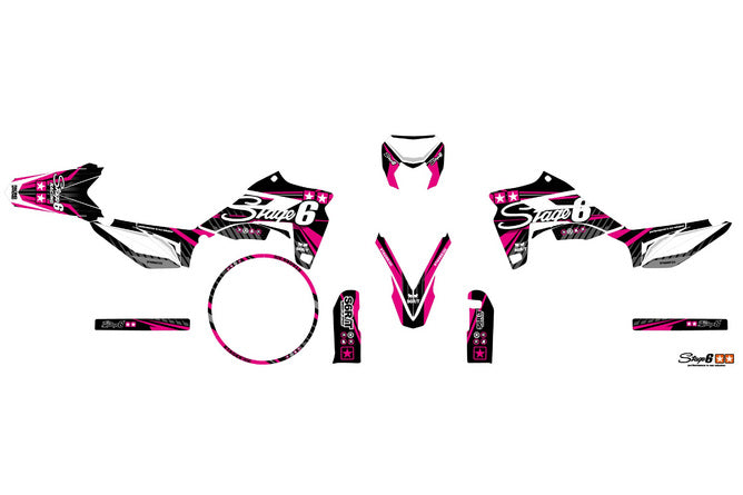 S6-058806.2/PK Kit deco Sherco SM-R 50 dopo 2018 Stage6 Rosa, COD: S6-058806.2/PK