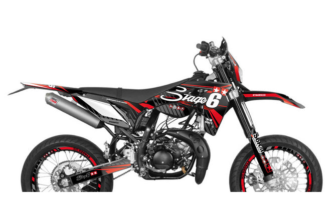 S6-058806.2/RE Kit deco Sherco SM-R 50 dopo 2018 Stage6 Rosso, COD: S6-058806.2/RE