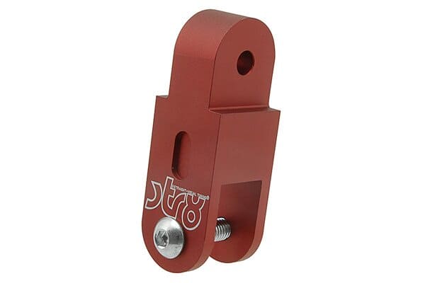 str-205.51/re rialzo ammortizzatore str8 rosso anodizzato 60mm