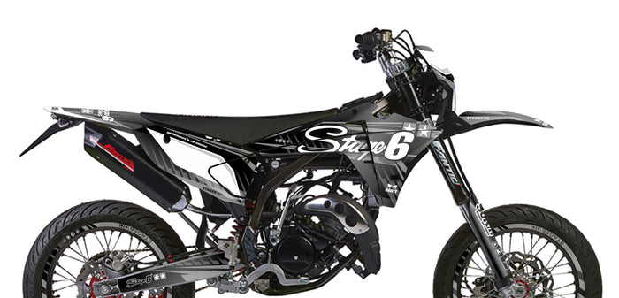 S6-058807.2/BK Kit deco Fantic XM 50 dopo 2023 Stage6 Nero, COD: S6-058807.2/BK