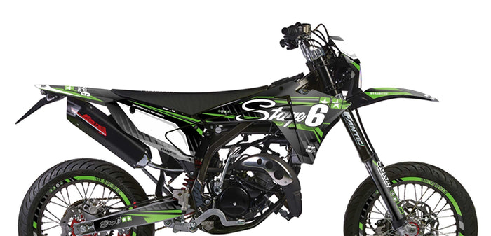 S6-058807.2/GR Kit deco Fantic XM 50 dopo 2023 Stage6 Verde, COD: S6-058807.2/GR