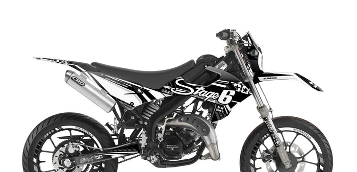 S6-058808.2/WH Kit deco Rieju MRT dopo 2022 Stage6 Blanc, COD: S6-058808.2/WH