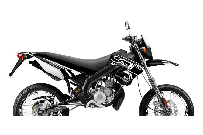 S6-059301.2/WH Kit deco Derbi X-Treme 2006 - 2010 Stage6 Blanc, COD: S6-059301.2/WH