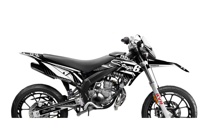 S6-059302.2/WH Kit deco Derbi X-Treme 2011 - 2017 Stage6 Blanc, COD: S6-059302.2/WH