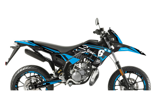 S6-059303.2/BL Kit deco Derbi X-Treme 2018 - 2020 Stage6 Blu, COD: S6-059303.2/BL