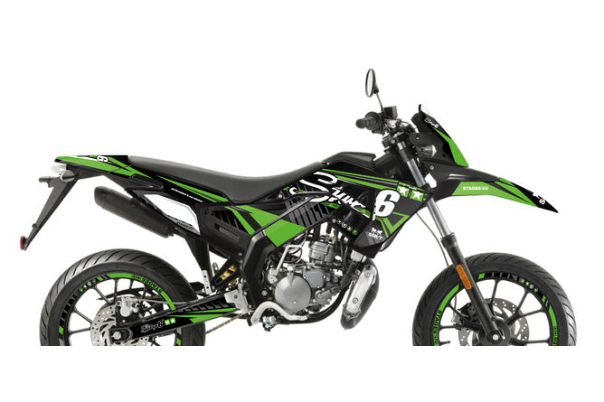 S6-059303.2/GR Kit deco Derbi X-Treme 2018 - 2020 Stage6 Verde