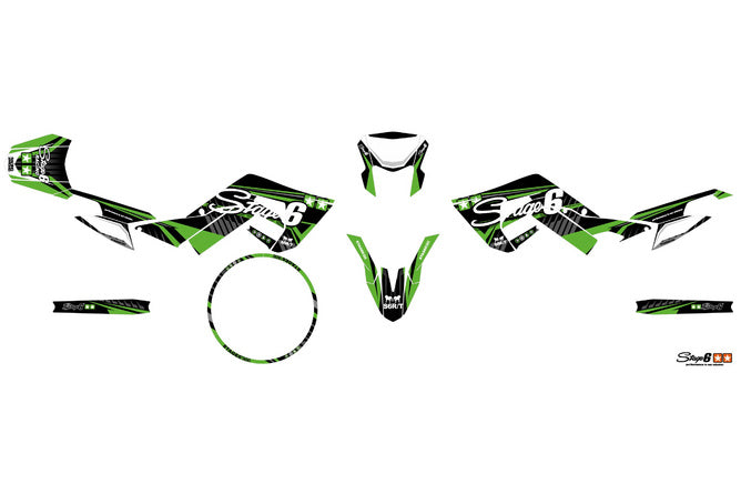 S6-059303.2/GR Kit deco Derbi X-Treme 2018 - 2020 Stage6 Verde, COD: S6-059303.2/GR