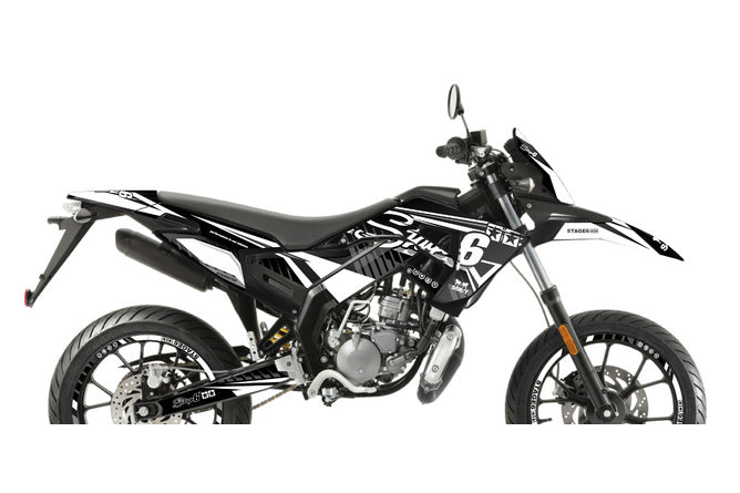 S6-059303.2/WH Kit deco Derbi X-Treme 2018 - 2020 Stage6 Blanc, COD: S6-059303.2/WH