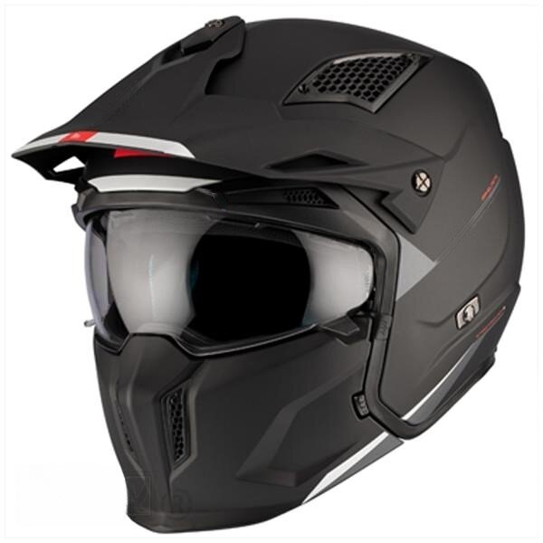 SF-160130 Casco trial MT Streetfighter SV uni nero opaco XS
