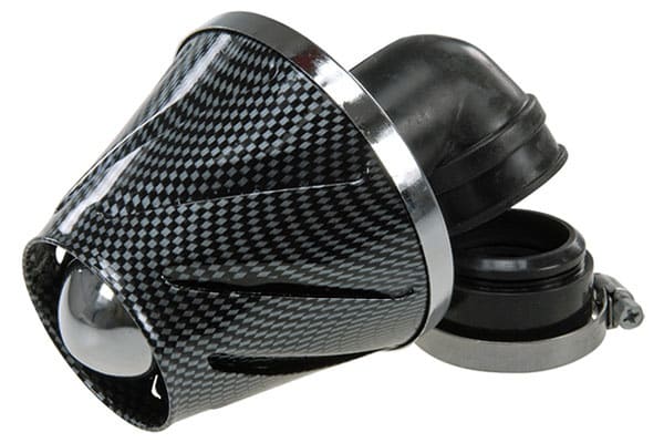 str-330.22/cc filtro aria str8 helix look-carbonio lucido (38/25mm) str8