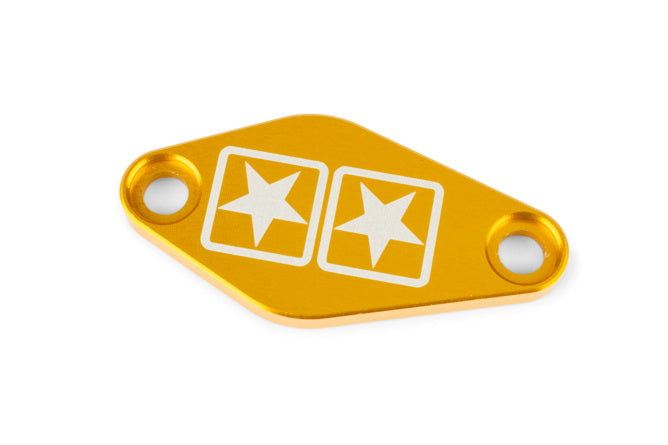 S6-SSP133/YE Stage6 MK2 oil pump cover gold AM6 / Derbi