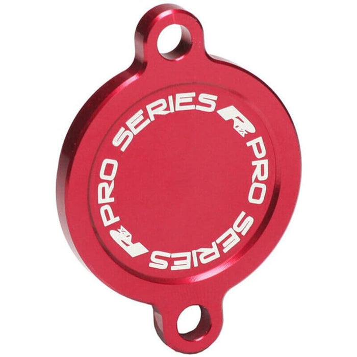 R-FXFC2040099RD Coperchio filtro olio RFX Pro rosso - Kawasaki KXF 450 2019-2023, COD: R-FXFC2040099RD