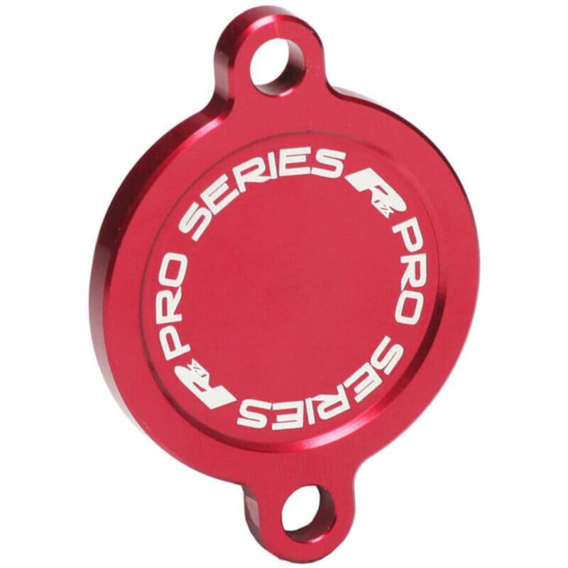 R-FXFC2040099RD Coperchio filtro olio RFX Pro rosso - Kawasaki KXF 450 2019-2023, COD: R-FXFC2040099RD