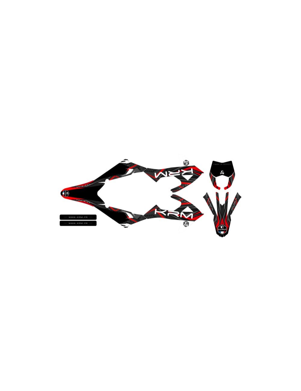 KR714F Kit deco Rieju MRT dopo 2022 rosso, COD: KR714F