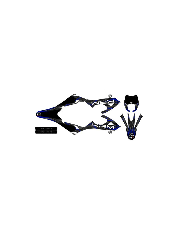 KR715F Kit deco Rieju MRT dopo 2022 blu, COD: KR715F